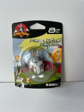 Bugs Bunny Looney Tunes 4GB Go USB Flash Drive Emtec. Sealed In Package
